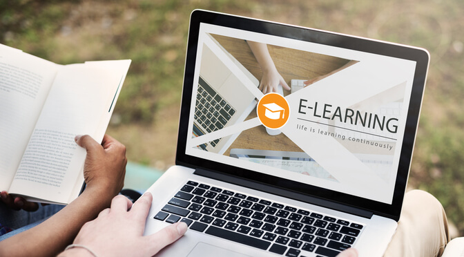 What are some free, open source, or low-cost authoring tools to create e-learning modules?